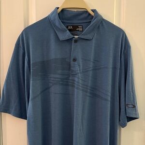 Oakley Men's Blue Polo Shirt